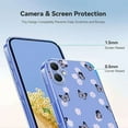 thumbnail image 6 of Compatible with Samsung Galaxy A07 Case Clear with Flower Design, Cute Soft Silicone TPU Floral Aesthetic Women Girls Transparent Protective Shockproof Anti-Scratch Anti-Yellow Phone Cover, C, 6 of 9