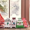 thumbnail image 3 of SUNSIOM Christmas Candy Bag Set Hanging Drawstring Gift Bags Treat Bags with Rope and Tag/Stickers, 3 of 6
