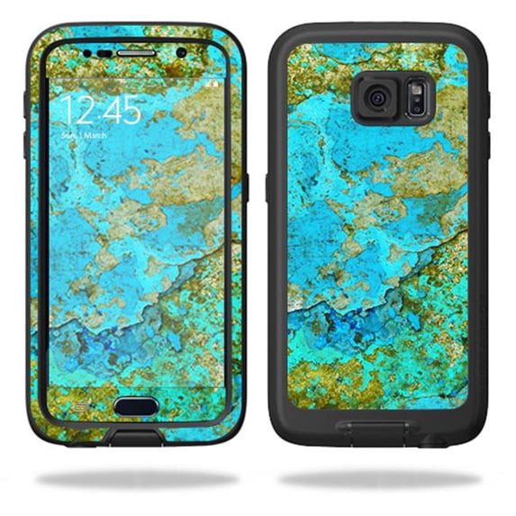 MightySkins LIFSGS6-Teal Marble Skin for Lifeproof Samsung Galaxy S6 Case Fre Wrap Cover Sticker - Teal Marble