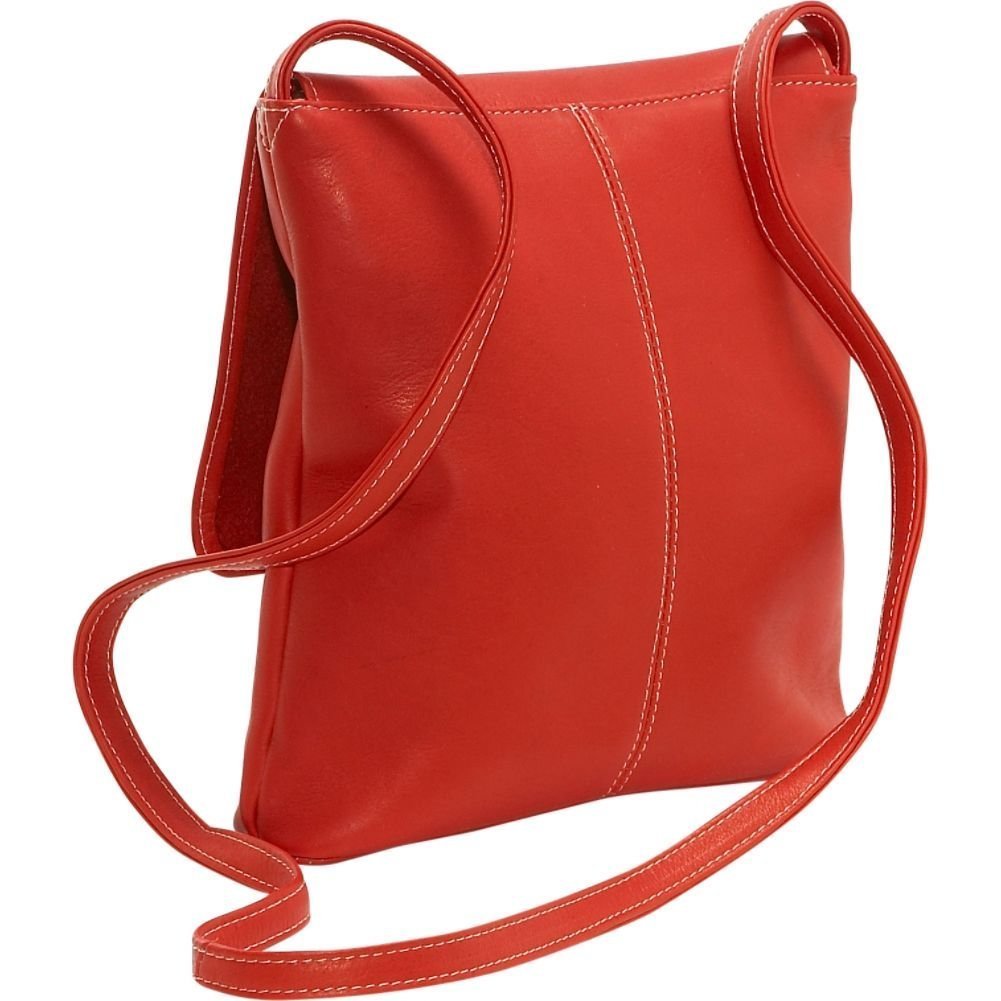 Le Donne Leather Simple Flap Over Crossbody Bag T-784 - image 3 of 8