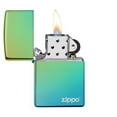 thumbnail image 1 of 49191ZL High Polish Teal Zippo Logo Pocket Lighter, 1 of 15