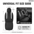 thumbnail image 6 of PIC AUTO Car Seat Cover - Sparkly Glitter and Black Leather, Waterproof Front Seat Covers for Girls & Women, Airbag Compatible, Universal Fit, 6 of 7