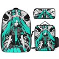 thumbnail image 1 of Hatsune Miku Backpack Learning Legend Bookbag with Heroic Lunch Companion, 1 of 5