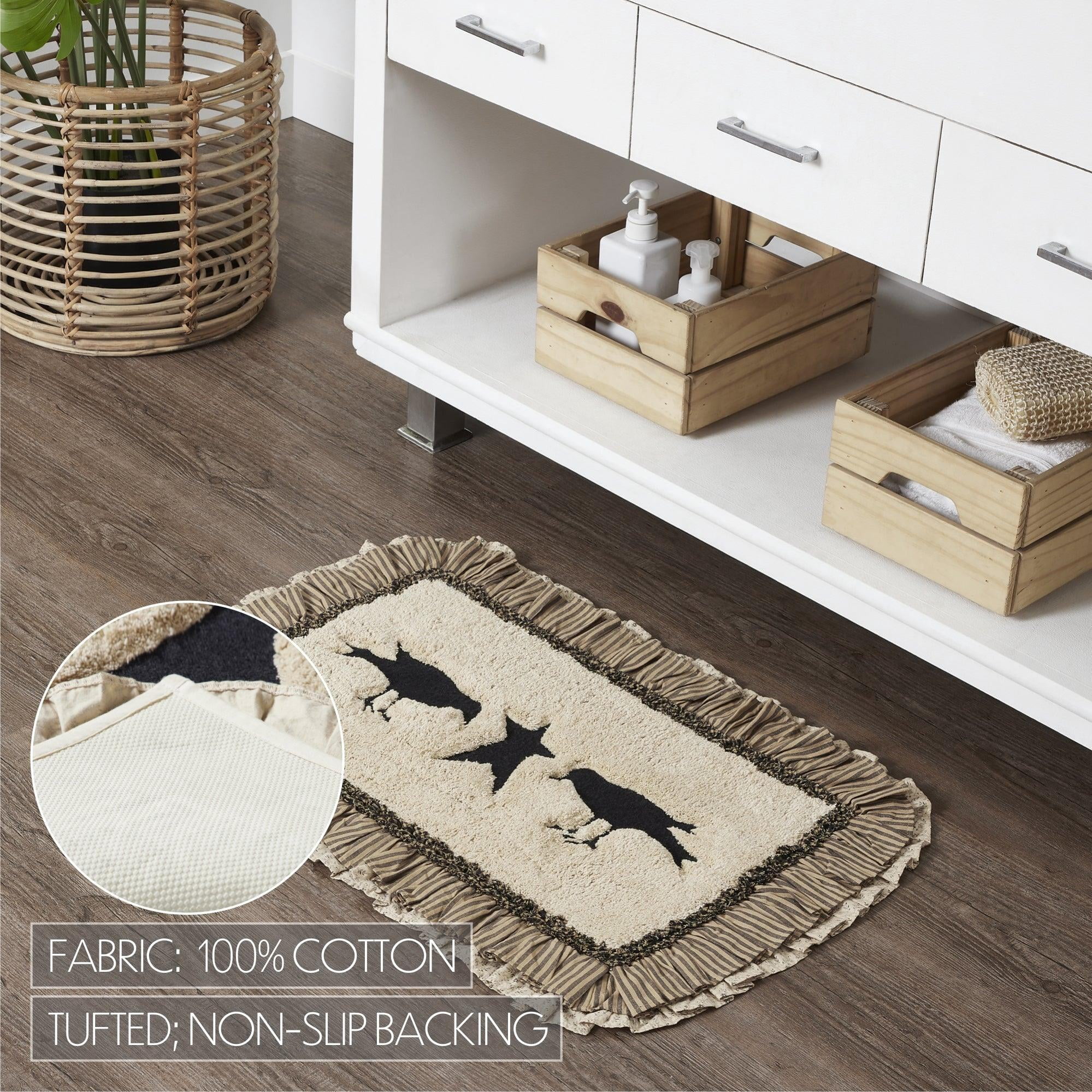 VHC Brands Kettle Grove Bath Mat 20x30