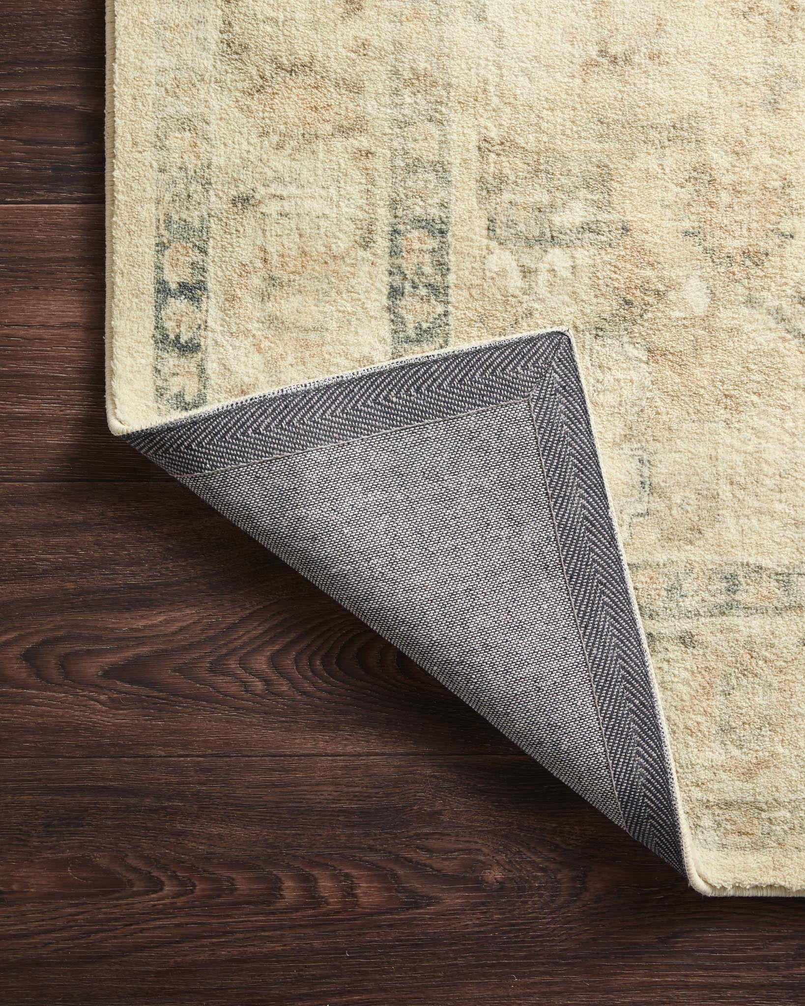 Loloi Rosette Sand / Ivory 3'-3" x 5'-3" Accent Rug