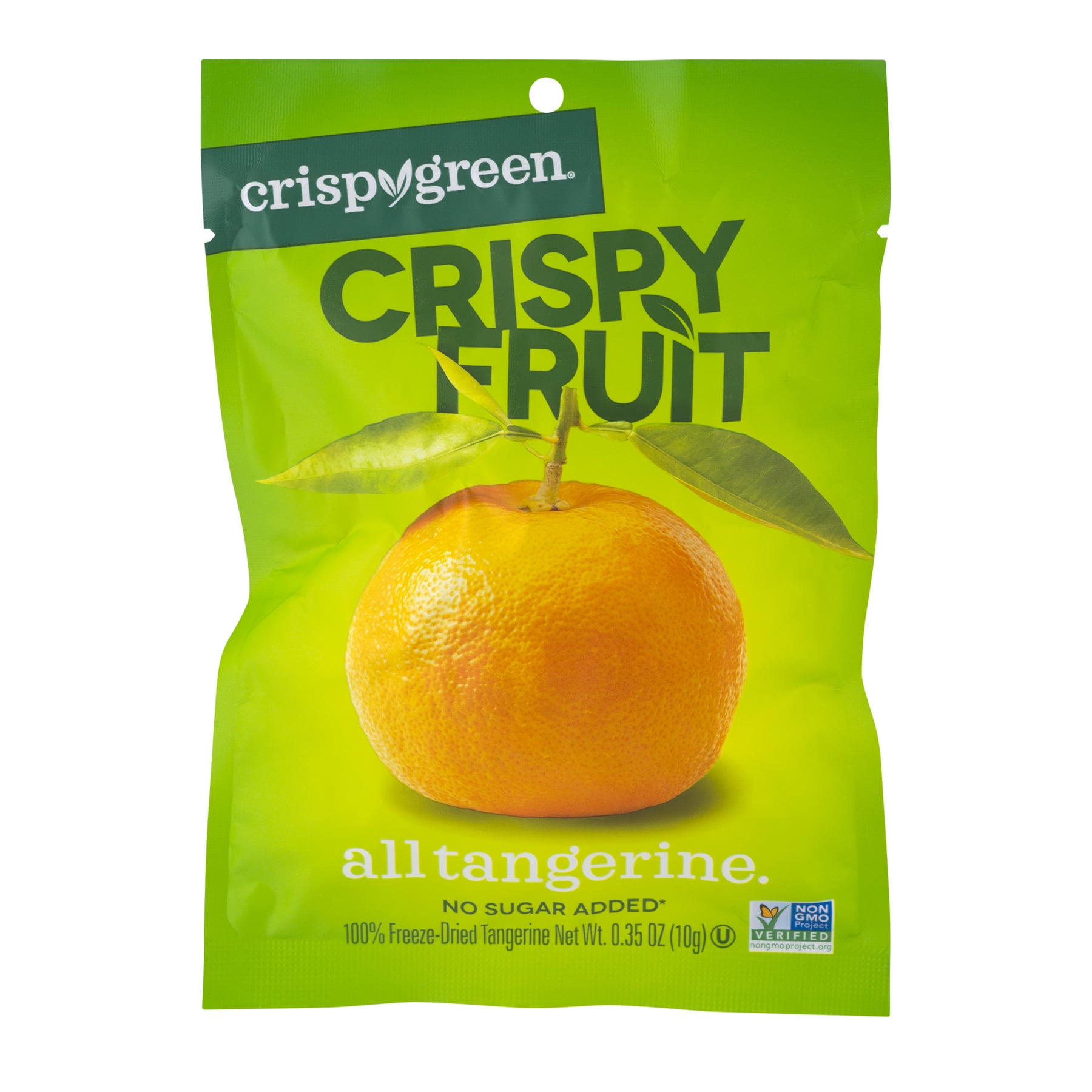 Crispy Green Crispy Fruit 100 FreezeDried Tangerine, 0.35 OZ