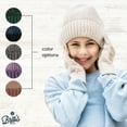 thumbnail image 4 of Britt's Knits Bonfire Rib Knit Cuff Beanie - Oat (Kid's), 4 of 6