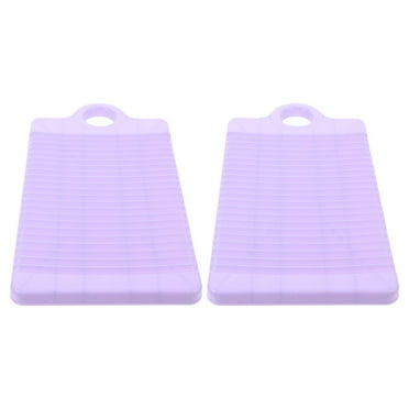 PTOOTP 2Pcs Portable Clothes Scrub Board Plastic for Laundry Room Hand Washing