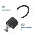 thumbnail image 4 of Cabinet Lock Metal Black For Storage Units Gym Lockers 1 Set, 4 of 8