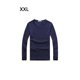 thumbnail image 5 of Sonducket Top básico para hombre, ropa interior cálida de otoño, Base para clima frío, ropa de Color sólido, Jersey informal de ocio, deportes, Camisetas XXL Espesar azul oscuro Sonducket AP013161-20, 5 of 6
