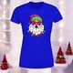 thumbnail image 3 of Playera Blusa Con Estampado De Santa Arbolito De Navidad Ropa Para Mujer Color Azul Talla Grande Marca Emil SaEs, 3 of 4