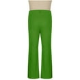 thumbnail image 3 of 70s Disco Pants for Men Mens Bell Bottom Dress Pants Stylish Dancing Stage Performance Flat Front Stretch Trousers, 3 of 7