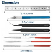 TSV 24Pcs Gund am Model Basic Tools Kit, Plastic Model Building Tools Craft Set, Hobby Building Tools Kit for Gund am, Car, Airplanes Model Assemble Building, Repairing