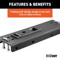thumbnail image 3 of CURT 61652 Under-Bed 2-5/16-Inch Folding Ball Gooseneck Hitch, 30,000 lbs, 3 of 6