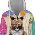 thumbnail image 4 of Welcome to Maine Coon Classroom Teacher Dog Mom All Over Print 3D Hooded Duffle Toggle Coat Cat Lover Kitten Owner Gifts - 02015, 4 of 6