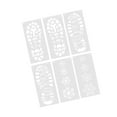 thumbnail image 3 of 6Pcs Christmas Stencils Christmas Floor Templates Reusable Coloring Embossing Stencil for Window Glass Door Painting on Wood, 3 of 10
