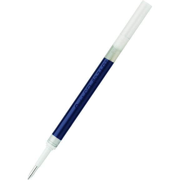 Pentel Refill Ink for EnerGel RTX Retractable Liquid Gel Pen, 12 Pack, 0.7mm, Medium Line, Navy Blue (LR7-CA)