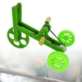 thumbnail image 1 of Funny Parrot Bike Toy Bird Training Metal for Cockatiel pet conure Parakeet Macaw, 1 of 8