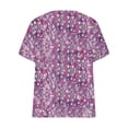thumbnail image 4 of Birdeem Blouses pour Femmes T-Shirt à Manches Courtes Imprimé Décontracté Col Rond Ample, 4 of 9