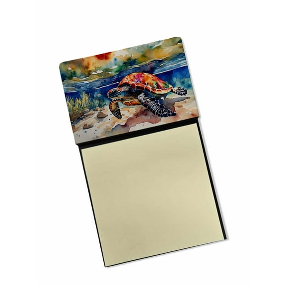 Loggerhead Sea Turtle Sticky Note Holder 3.25 in x 5.25 in