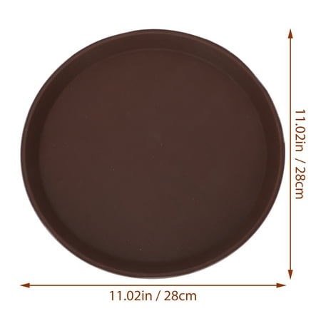 

1Pc Anti-skid Coffee Plate Versatile Beverage Tray Heat-resistant Drinks Plate