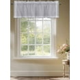 thumbnail image 3 of Solid Color Valances for Windows, Rod Pocket Kitchen Valance Curtains - Soft & Washable Small Window Treatment for Living Room, Bathroom, Grey 54x18inch, 1 Panel, 3 of 9
