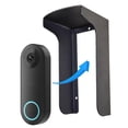 thumbnail image 1 of Cubierta de lluvia para timbre, cubierta de acero resistente a la intemperie, cubierta de timbre con protección solar antideslumbrante, compatible con Blink/Ring Pro2/Google Nest/Arlo/Wyze/Reolink Vid, 1 of 5