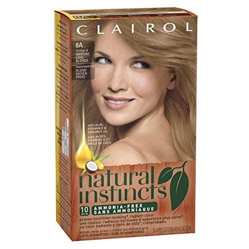 Clairol Instincts Naturels, 006, Lin, Blonde Moyennement Froide