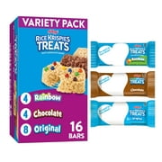Angle View: Kellogg's Rice Krispies Treats Marshmallow Snack Bars, Kids Snacks, School Lunch, Variety Pack, 16 Ct, 12.1 Oz, Box