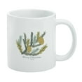 thumbnail image 1 of Merry Christmas Pinecones White Mug, 1 of 5
