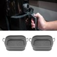 thumbnail image 4 of Frying Liner, Easy Cleaning Fryer Pot Silicone Healthy Flexible Heat Resistant 2 Pcs  For Home Blue,Gray,Red, 4 of 8