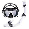 thumbnail image 6 of huanledash 1 Set Swimming Goggles Set Breathable Anti-fog High Clarity Large Frame Silicone Diving Face Goggle Full Dry Breath Tube Snorkeling Supply, 6 of 8
