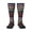1 Black, variant on Knee High Socks for Women Firefighter Blue Long Tube Sock Uniform Socks