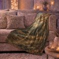thumbnail image 6 of Sepia Brown Autumn Forest Scene With A, Rustic Woodland Art Style for Wildlife And Cabin Decor Fans, Thanksgiving Gift with Cozy Flannel Blanket, Home Decor for Living Room And Bedroom And Cabin, 6 of 9