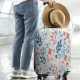 thumbnail image 2 of Pioneer Flower Floral Print Pattern Luggage Cover Fashion Suitcase Cover Baggage Covers Fit 25-28 Inch Luggage (Go Travel), 2 of 5