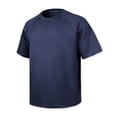 thumbnail image 5 of Bxsruta Men's Waffle Knit Short Sleeve Crew Neck Loose Fit Casual Pullover T Shirt, 5 of 7