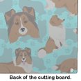thumbnail image 5 of Carolines Treasures MLM1035LCB 15 x 12 in. Blue Sheltie Glass Cutting Board - Large, 5 of 5