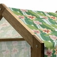 thumbnail image 5 of Floral Pet House, Exotic Hawaiian Style Botanical Pattern for Tropical Heaven and Paradise Holiday, Outdoor & Indoor Portable Dog Kennel with Pillow and Cover, 5 Sizes, Multicolor, by Ambesonne, 5 of 5