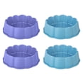 thumbnail image 1 of Cuencos para perros y gatos, cuencos de plástico adecuados para gatos, perros y animales pequeños, 4 Uds., 1 of 7