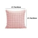 thumbnail image 3 of Funda de cojín de chenilla para sofá de 45 x 45 cm | Funda de cojín decorativa para la mesita de noche de salón | Respaldo suave y firme | Lavable a mano o a máquina | Relleno no incluido, 3 of 6