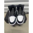 thumbnail image 3 of Sizes 11-15 A i r-Jor-dan 1 SE Mid Black White Metallic Silver missing box lid !!, 3 of 6