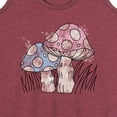 thumbnail image 3 of Instant Message - Watercolor Mushrooms Graphic Racerback Tank, 3 of 6