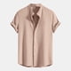 thumbnail image 1 of pstuiky Camisas de manga corta para hombre, Camiseta deportiva de manga corta con cuello en V y secado elástico para hombre, color liso ropa de hombre l, 1 of 6