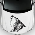 thumbnail image 4 of Pegatina para coche Grim Reaper Scythe, pegatina adhesiva Universal para coche, pegatina decorativa para coche, 4 of 4