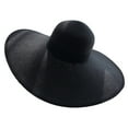 thumbnail image 5 of TANGNADE Sun Hats for Women Summer Wide Straw Hat Beach Foldable Floppy Roll Up Cap UPF 5零+ Caps Summer Hats Black, 5 of 8