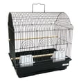 thumbnail image 2 of 1784 3/8" Bar Spacing Barn Top Bird Cage, White, 2 of 2