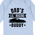 thumbnail image 4 of Inktastic Dads Lil Racing Buddy Boys or Girls Long Sleeve Baby Bodysuit, 4 of 5