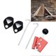 thumbnail image 5 of Tent Support Thimble Set Adjustable Single Aluminum Alloy Outdoor Camping Accessories 8mm Red, 5 of 5