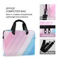 thumbnail image 4 of FORMRS 16" Laptop Bag Carrying Sleeve Case with Handle Travel Shoulder Briefcase, Pink Gradient, 4 of 8