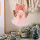 thumbnail image 5 of Adorno Navideño De Peluche Con Falda De Ángel, Colgante, Muñeca Mona, Regalo, Colgante Para Árbol De Navidad, 5 of 6